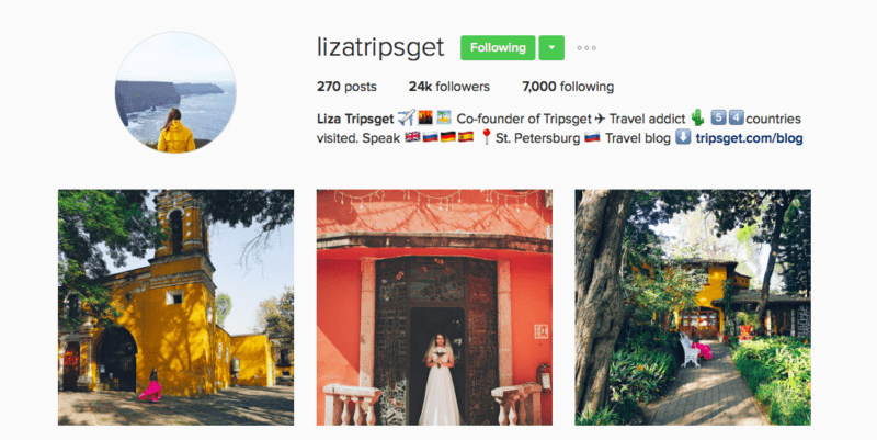 Liza tripsget Instagram