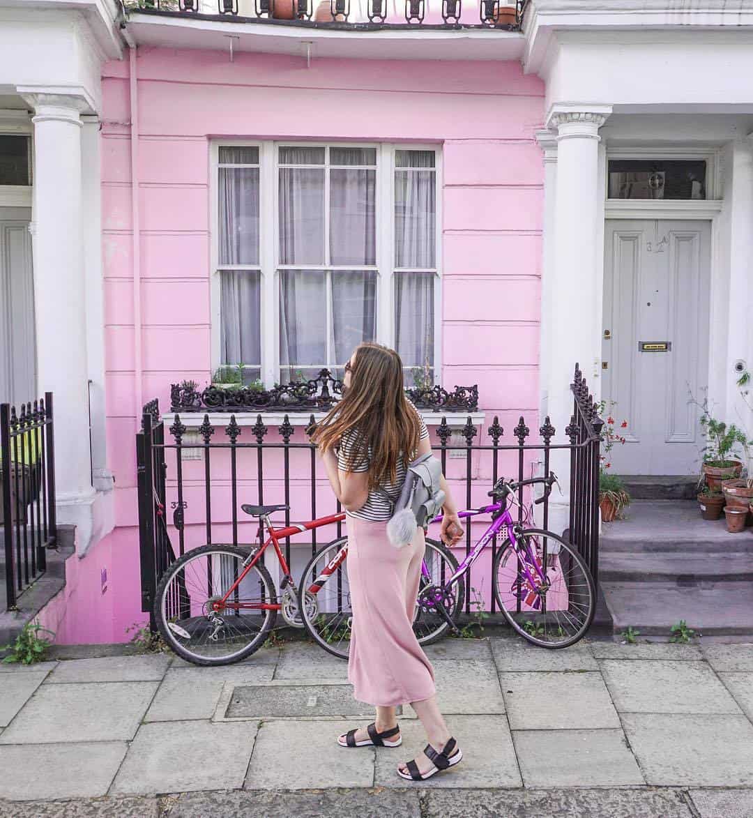 These lovely colorful houses in London!