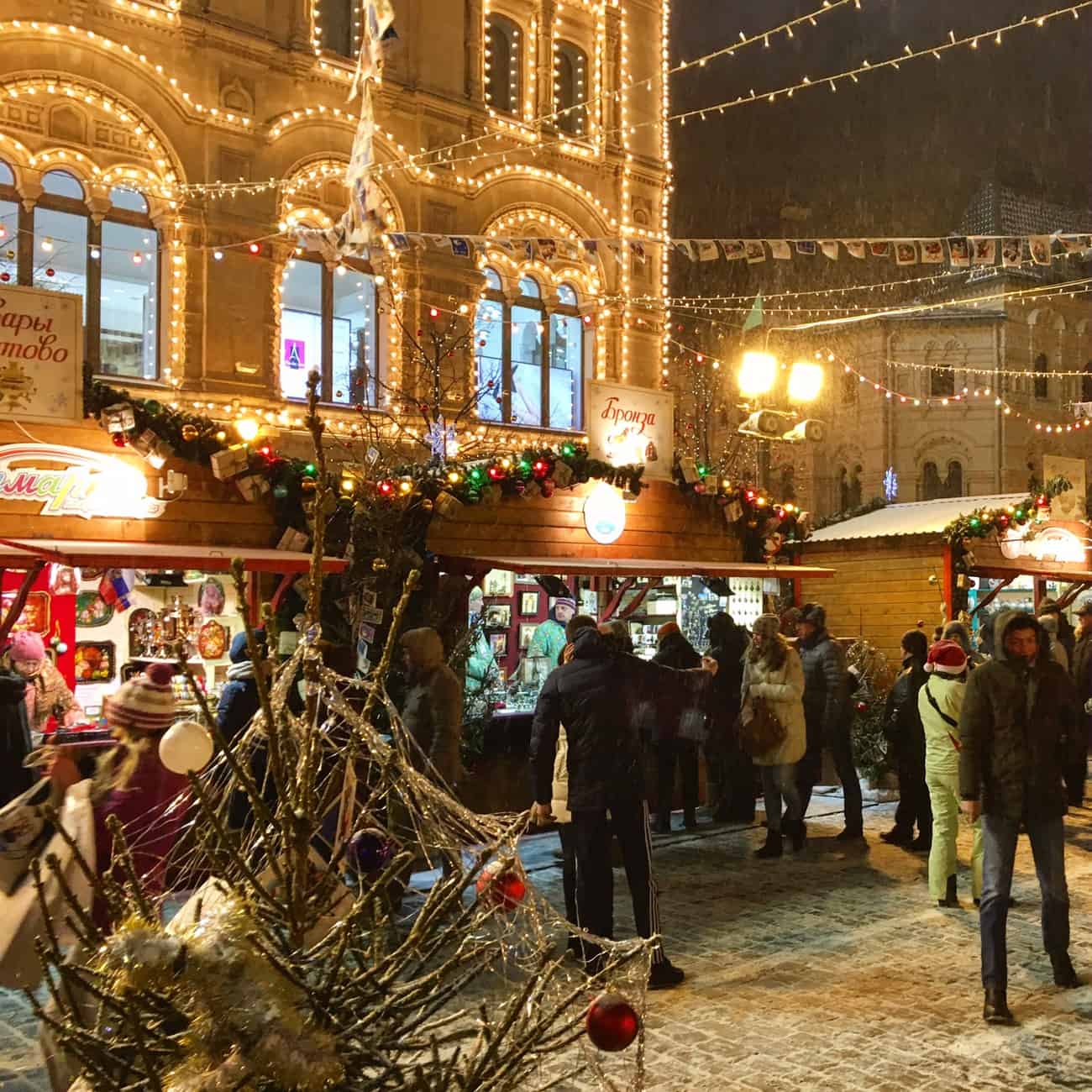 Christmas Market in Moscow