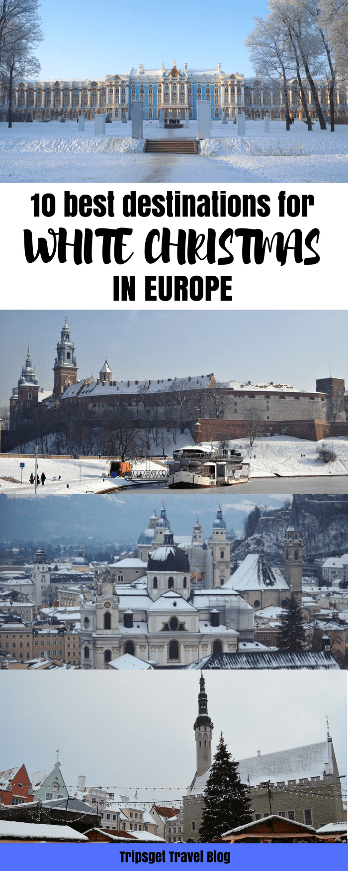 10 destinations in Europe for white Christmas. Where to go for Christmas in Europe. Moscow, Tallinn, St. Petersburg, Lapland, Stockholm, Riga