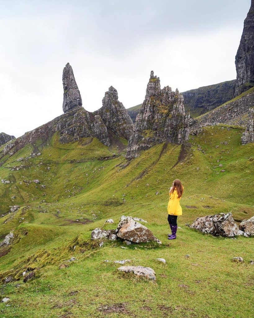 Hiking the storr