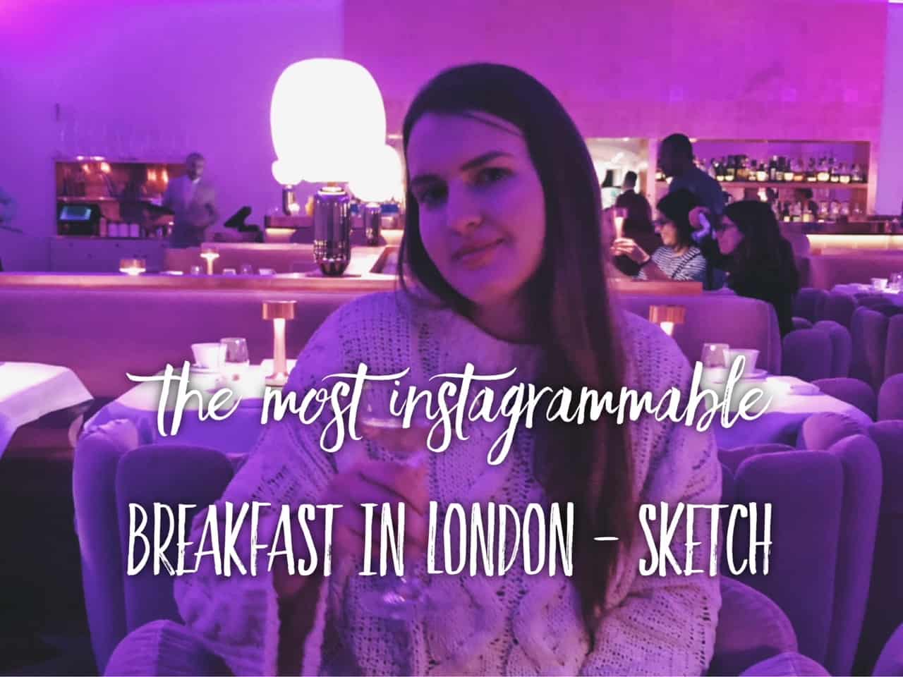 Most instagrammable breakfast in London – sketch Mayfair
