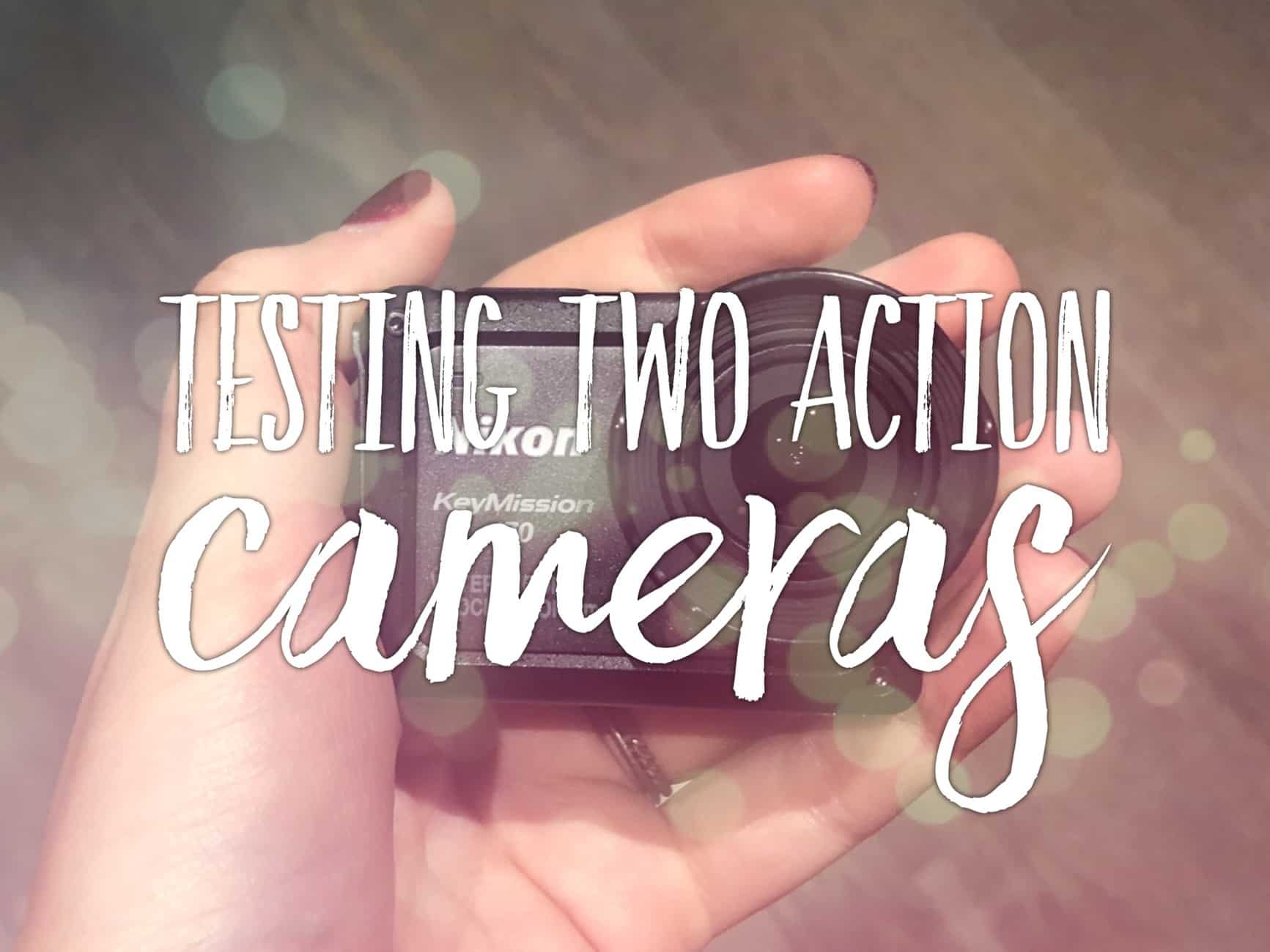 Two action cameras: Nikon Keymission 170 and Keymission 80 comparison