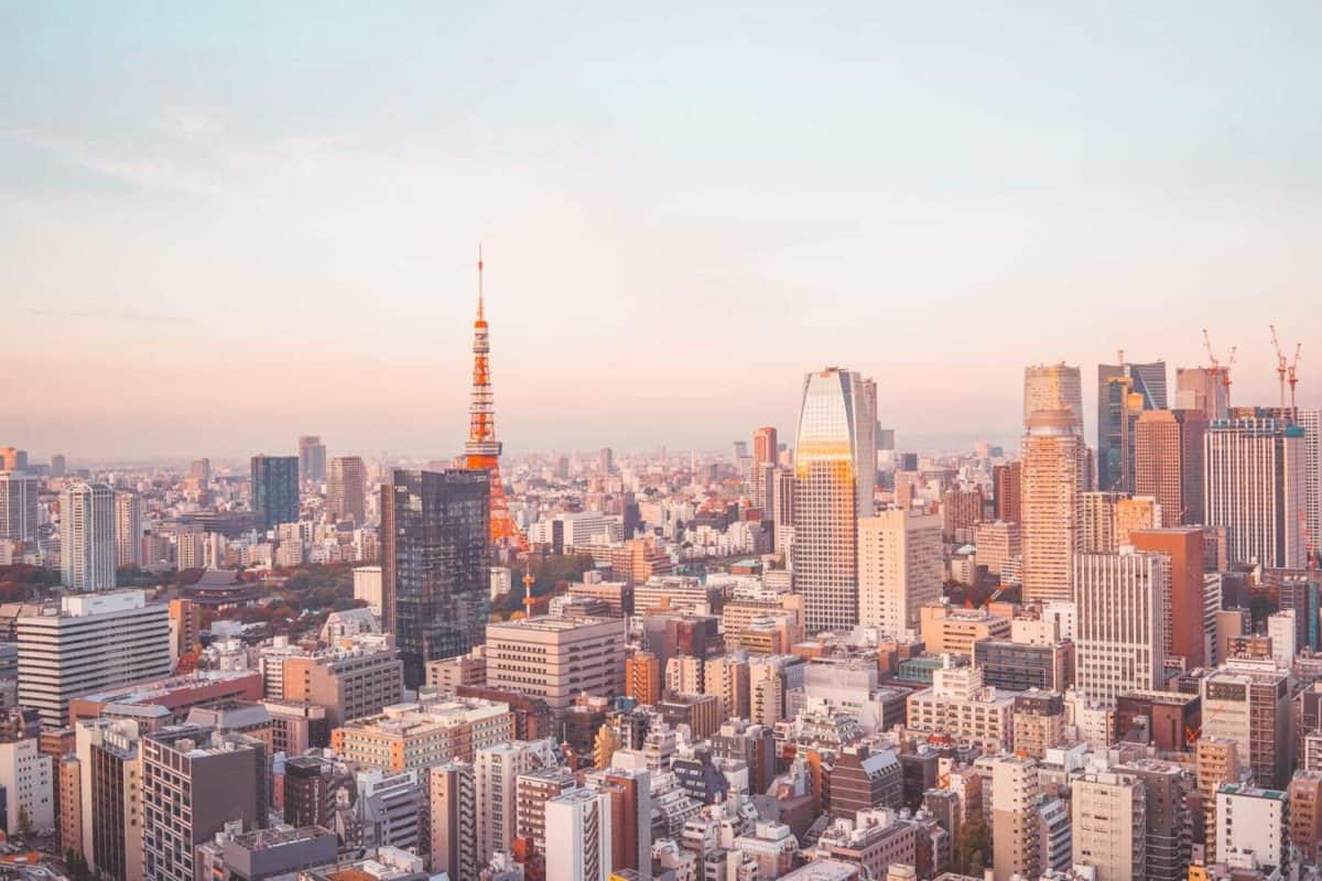 Sunrise in Tokyo