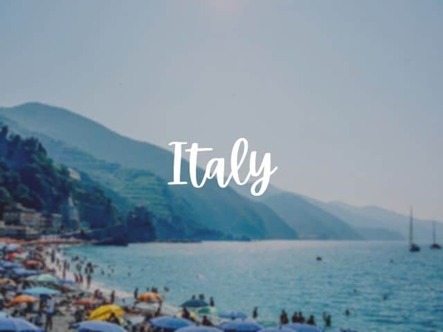 Italy blog posts