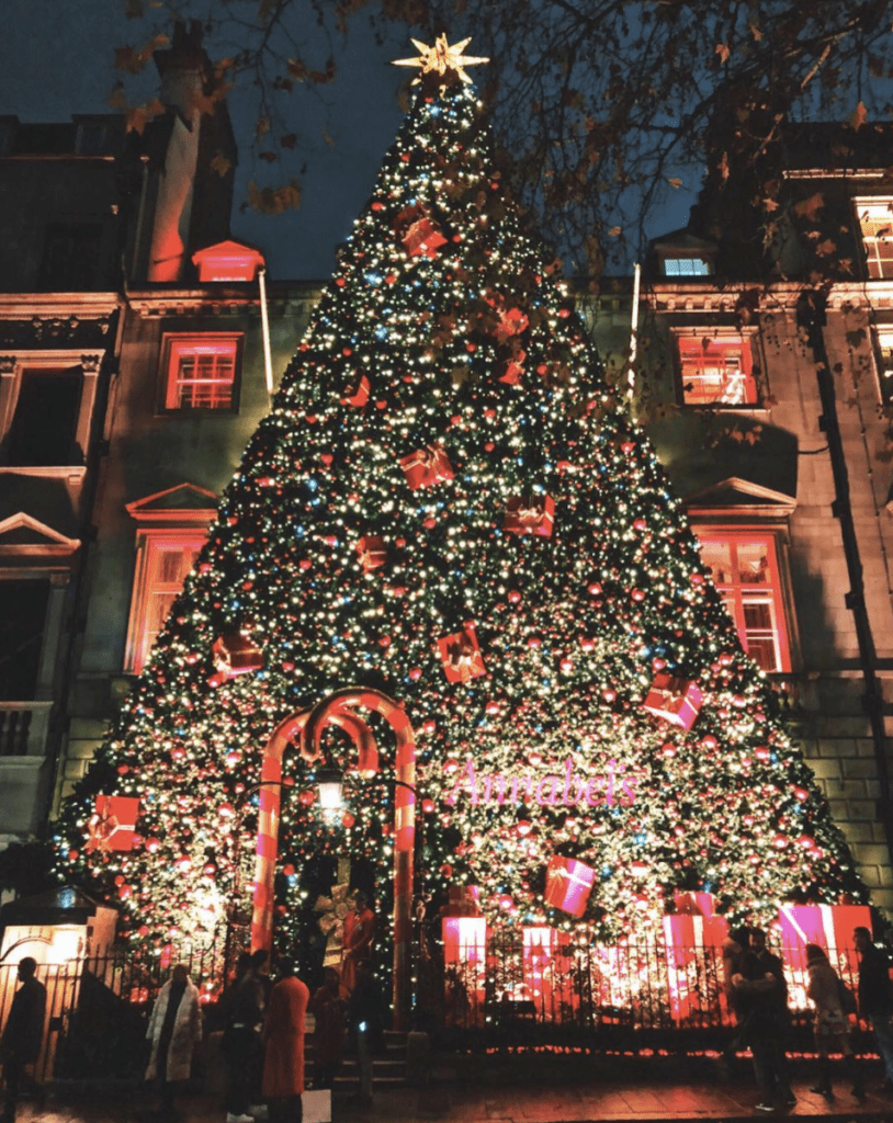 Annabel's Mayfair Christmas spots in London