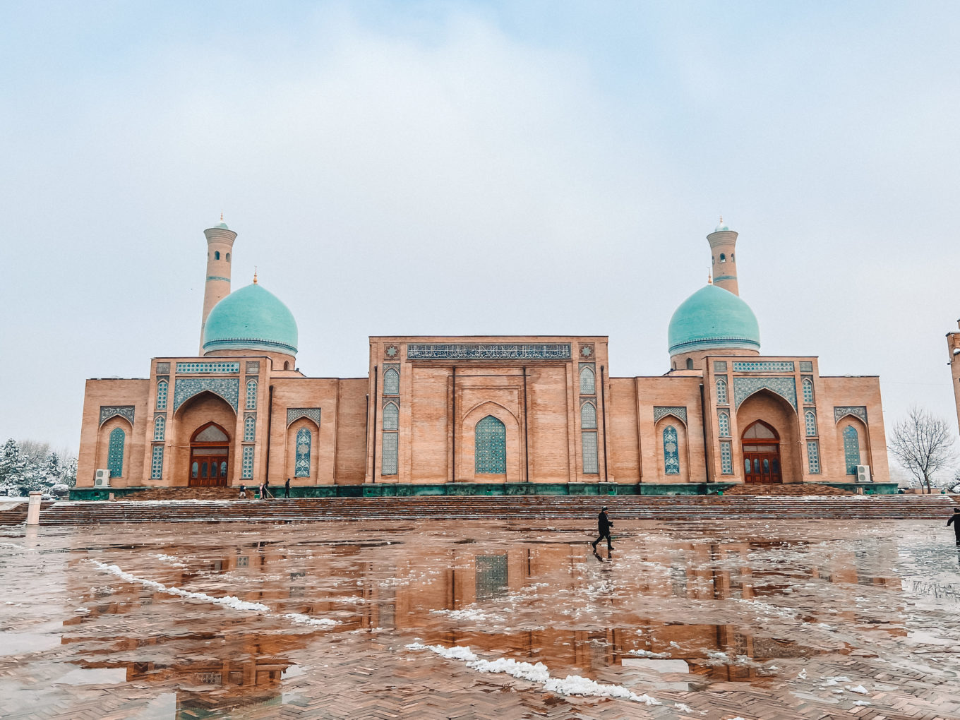 Tashkent in winter. Uzbekistan in December